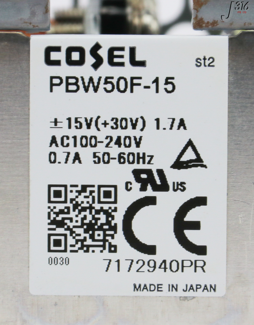 32926 COSEL POWER SUPPLY, 15V(30V) 1.7A PBW50F-15 | eBay